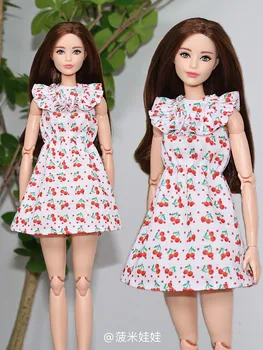 Череша рокля / облекло за кукли костюм за 1/6 BJD Xinyi FR ST Кукла Барби / 30 см дрехи за кукли Коледа