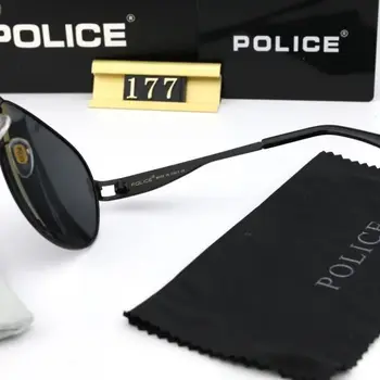 Полицай модната марка Поляризирани слънчеви очила Мъжки Пилотни Очила за шофиране UV400 Мъжки луксозни маркови дизайнерски очила 2022