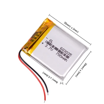 Sun E Работна полимерна батерия 700 mah 3,7 В 603035 литиево-йонна батерия подмяна в колона Bluetooth видеорегистратора dvr