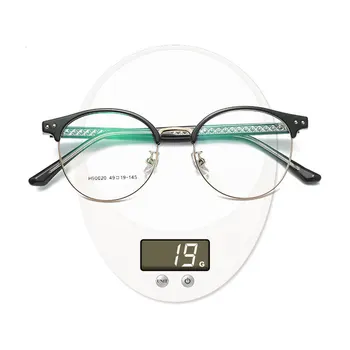 Точки в метал и ацетатна рамки с пълна джанта За Мъже и жени Суперлегкие Оптични Очила в новата Рамка