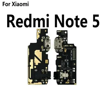 Нова Таксата за Зареждане USB Модул и Микрофон За Xiaomi Redmi 5 5 plus 5A / Забележка 5 5A кабел за зареждане Порт за Докинг станция, резервни Части За Ремонт на