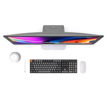 Keychron K10 B 104-ключ клавиатура Безжична Ръчна Клавиатура Bluetooth С RGB Подсветка Gateron Превключвател За Mac Windows
