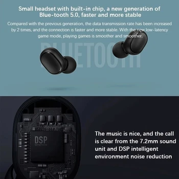 Слушалки TWS Bluetooth Безжични Слушалки 9D Стерео Спортни Водоустойчиви Слушалки С Шумопотискане Слушалки С Микрофон Fone de Ouvido