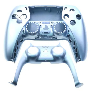 YuXi За PS5 Корпуса на Геймпада Калъф Кожен Декоративна Участъка С Пълен Набор от Бутони на Капака За Улавяне на Палеца За Контролер Playstation 5