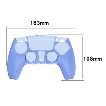 Прозрачна Защитна Обвивка За игра Дръжки PS5 DualSense Skin Ултра-Защитен Калъф За контролера PlayStation 5 Аксесоар