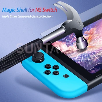 3 опаковки Защитно Стъкло за Nintend Преминете Закалено Стъкло Протектор на Екрана, за да Nintendos Прекъсвач NS Стъкло Аксесоари Екранната Филм