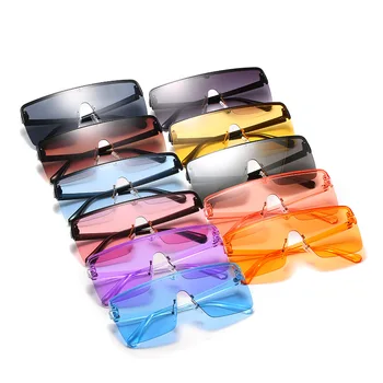 Дамски извънгабаритни квадратни слънчеви очила са Модерни, Луксозни маркови дизайнерски дамски слънчеви очила пури в ограничени бройки нюанси UV400 Очила Oculos de sol