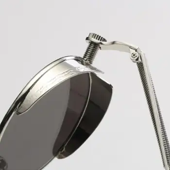 Нови Кръгли Слънчеви Очила Steampunk Очила Открит Слънцезащитен Крем Мода Анти-UV Мъже, Жени И слънчеви очила Слънчеви Очила Y0J3