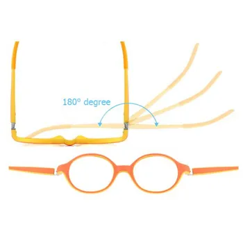 Детска Оптични Рамки Детски Очила за момичета Оптични Рамки Прозрачна Рецептурная Гъвкава TR Oculos de Sol Infantil 8803