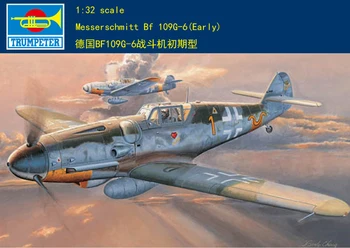 Тромпетист 1/32 02296 Месершмит Bf109G-6 (ранен)