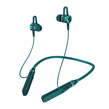 Зелени Bluetooth Слушалки 5.1 Безжични Слушалки Стерео Слушалки Спортни Магнитни Слушалки Със Силно Течение На Времето На Автономна Работа Шумоизолация