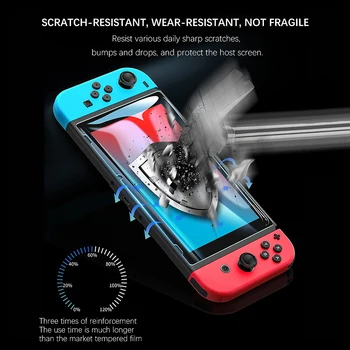 2 Бр. Защитно фолио за екран от стъкло за Nintendo Switch Закалено Стъкло Анти-Синя Светлина за Nintend Switch Lite Ns Lite Преминете Стъкло 9 Часа