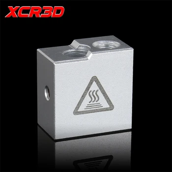 XCR3D Част 3D принтер Volcano V2 Алуминиев Нагревателен Блок за екструдер E3D Hotend V6 Силикон Нагревателен Блок за чорапи Термисторный Нагревател