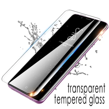 2 бр. за samsung Galaxy S5 S6 S7 край закалено стъкло S10 S10e S8 S9 плюс защитното фолио на протектора на екрана на смартфон